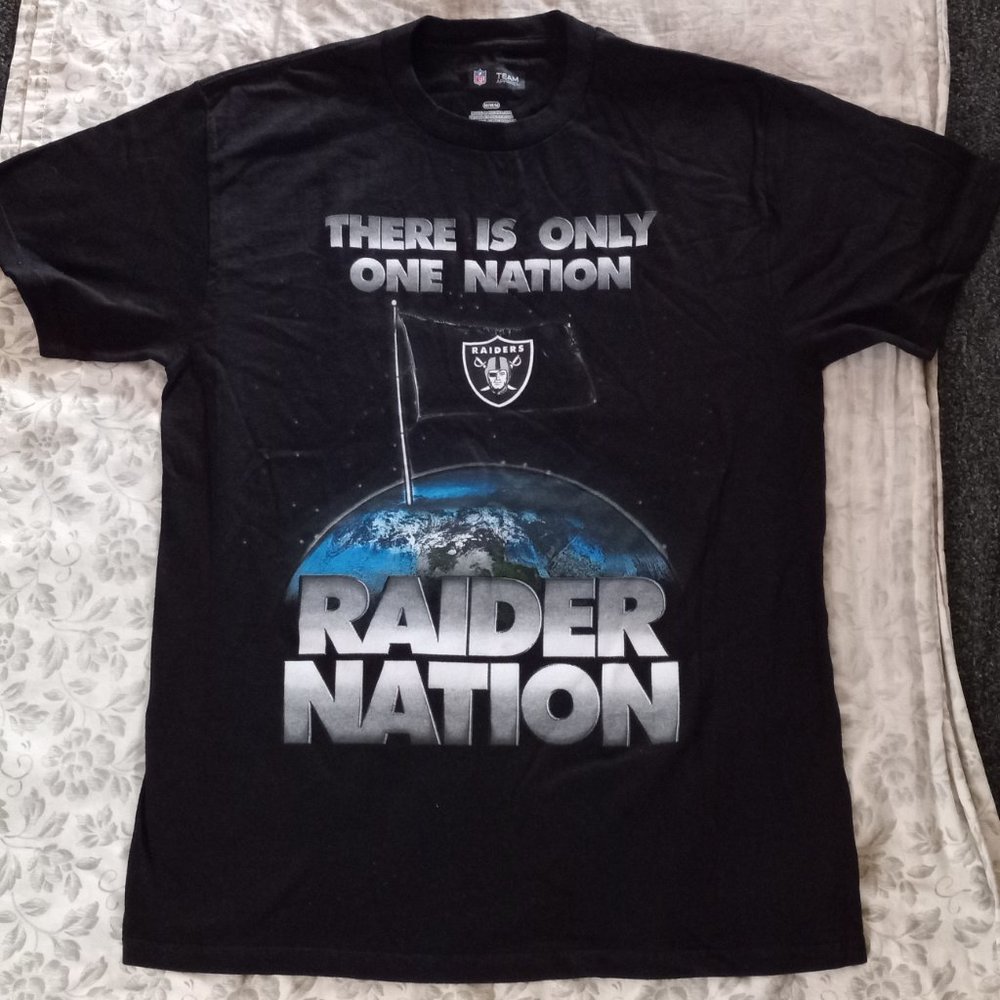 Raiders t-shirt.